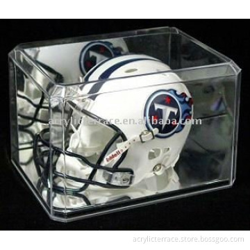 Clear Perspex Helmet Display Case